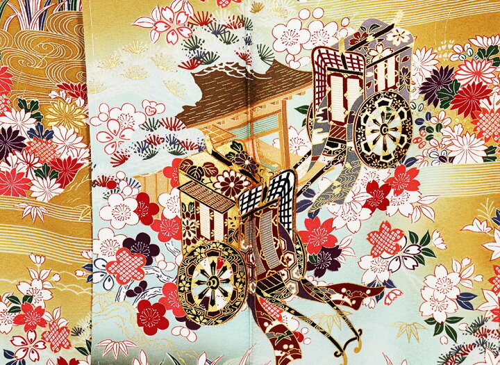 楽天市場】＼ 20％offクーポン ／ 本振袖 袷 正絹 辛子色 グリーン 緑 
