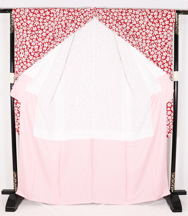 楽天市場】＼ 20％offクーポン ／ 本振袖 正絹 赤 桜 トールサイズ 