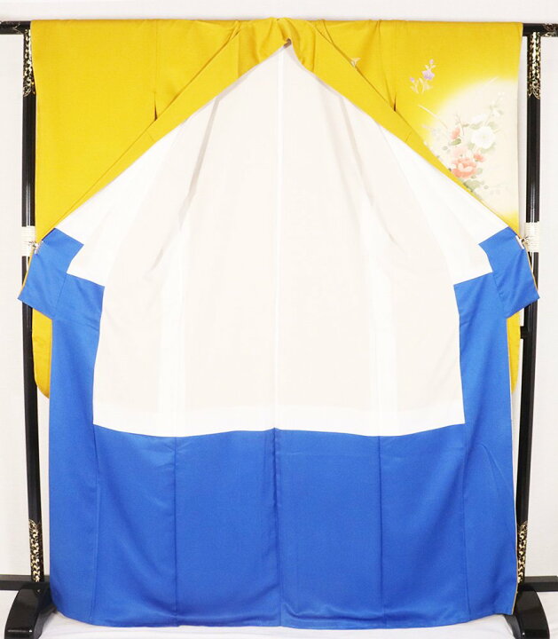 楽天市場】＼ 20％offクーポン ／ 振袖 正絹 黄土色 菊 桔梗 牡丹 