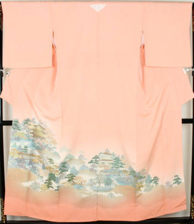 楽天市場】＼ 20％offクーポン ／ 色留袖 袷 正絹 寿光織 金閣寺 M 