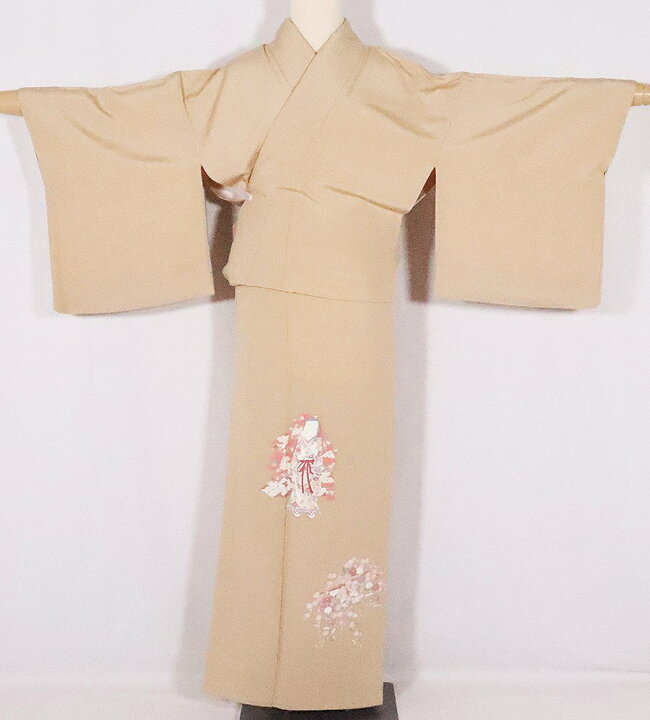 楽天市場】＼ 20％offクーポン ／ 友禅 色留袖 袷 正絹 ベージュ 暈し 