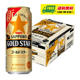 サッポロ ゴールドスター 500ml 1ケース (計24本入) ビール類・新ジャンル 送料無料 N
