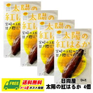 日向屋 太陽の紅はるか 焼き芋 4個セット スイーツ おやつ 美容 メール便 送料無料