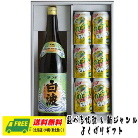 オリジナル ギフト 選べる焼酎 一升瓶 & 選べる新ジャンル 晩酌ギフトセット 送料無料 黒霧島 いいちこ 二階堂 母の日 父の日 プレゼント 御祝 内祝 誕生日