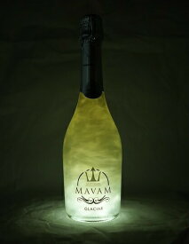 （2本以上で送料無料）LED付き マバム グラシア メタリック スパークリングワイン 750ml