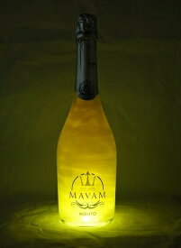 （2本以上で送料無料）LED付き マバム モヒート メタリック スパークリングワイン 750ml