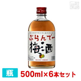 江井ヶ嶋 白玉ぶらんでー梅酒 14度 500ml 6本セット