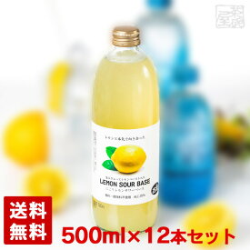 能勢酒造 にごり皮ごとレモンサワーベース 25% 500ml 12本セット