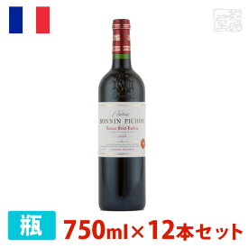 シャトー・ボナン・ピション 750ml 12本セット 赤ワイン 辛口 フランス