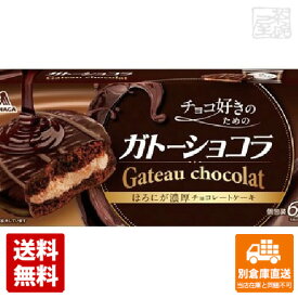 森永製菓 ガトーショコラ 6個入× 6 【送料無料 同梱不可 別倉庫直送】