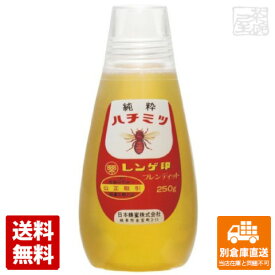 日本蜂蜜 レンゲ印 蜂蜜 ポリ 250g x10 セット 【送料無料 同梱不可 別倉庫直送】