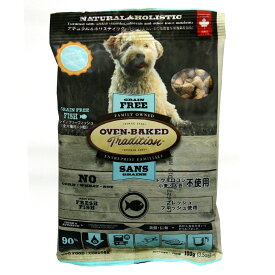 【15日限定エントリー＆抽選でP100％＋クーポン有】オーブンベークド　トラディション　グレインフリーフィッシュ　100g【ドッグフード】【正規品】