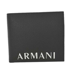 アルマーニエクスチェンジ A/X ARMANI EXCHANGE 二つ折り財布 958098 1A807 00020 小銭れ付 二つ折り財布 ブラック