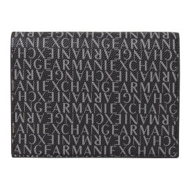 アルマーニエクスチェンジ ARMANI EXCHANGE 二つ折り カードケース ウォレット 958431 CC831 00020 小銭入れ付 名刺入れ 財布 ブラック＋ブルー