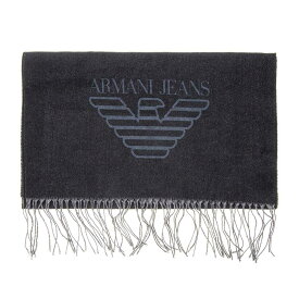 アルマーニジーンズ ARMANI JEANS マフラー 934102 CD714 00020 メンズ ウール カシミア カシミヤ 混紡 ストール スカーフ ブラック