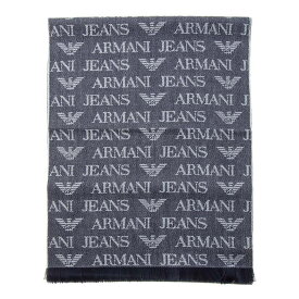アルマーニジーンズ ARMANI JEANS マフラー 934504 CD786 00635 メンズ ウール混紡 ストール スカーフ ブルー