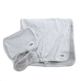 アグ UGG アグホーム トラベル3点セット 1094730 GREY DUFFIELD TRAVEL SET SOFT POUCH ダッフィールド トラベルセット ソフトポーチ ブランケット アイマスク GREY 杢グレー