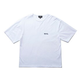 アーペーセー A.P.C. メンズ 半袖 Tシャツ トップス アパレル H26194 COFDW AAB JEREMY T-SHIRT ジェレミー WHITE ホワイト S M L