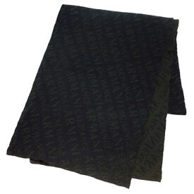 アルマーニエクスチェンジ ARMANI EXCHANGE(A/X) マフラー 954650 CC310 00020 SCARF スカーフ 羊毛混 ストール BLACK ブラック系