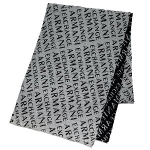 �A���}�[�j�G�N�X�`�F���W ARMANI EXCHANGE(A/X) �}�t���[ 954650 CC310 00048 SCARF �X�J�[�t �r�э� �X�g�[�� MELANGE GREY �O���[�n�{�_�[�N�u���[�n