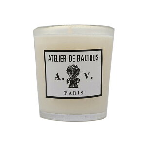 AXeBG h Bbg Astier de Villatte Lh pt[Lh BGEABL10 ATELIER DE BALTHUS SCENTED CANDLE tOX A} 낤 fB[X Y WHITE zCg