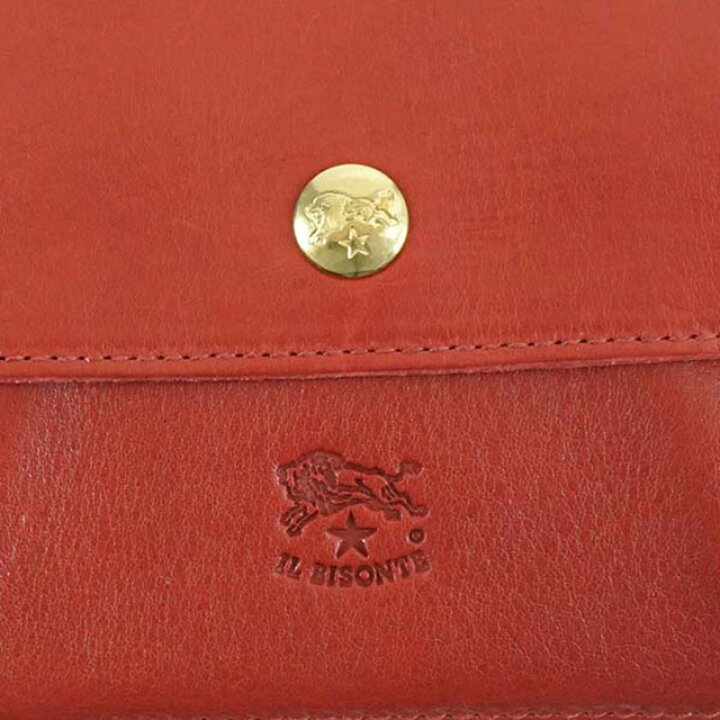 楽天市場】イル ビゾンテ IL BISONTE 二つ折り財布 ダブルホック財布 W  