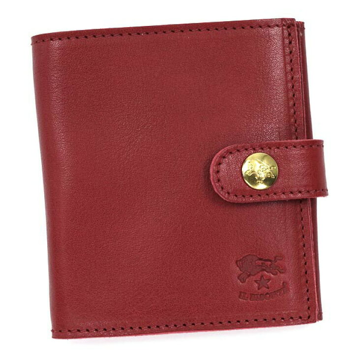 楽天市場】イルビゾンテ IL BISONTE 二つ折り財布 C0955 245 ROSSO 本  