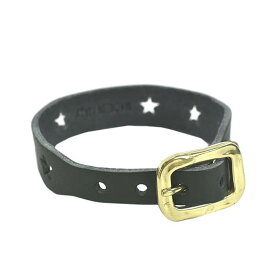 イルビゾンテ IL BISONTE ブレスレット レザーブレスレット 星型 アクセサリー H0476 P 293 本革 レザー VERDE ダークグリーン