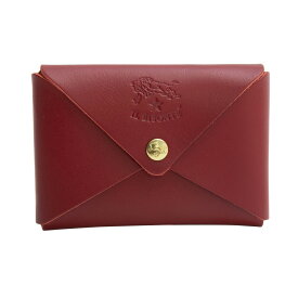 イルビゾンテ IL BISONTE 名刺入れ SCC031 RE101 CLASSIC CARD CASE クラシックカードケース ROSSO RUBINO RE101 レッド