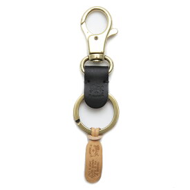 イルビゾンテ IL BISONTE キーリング SKH016 BK109 CLASSIC KEY HOLDER クラシックキーホルダー NERO BK109 ブラック