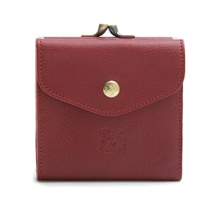 Cr]e IL BISONTE ܂z ܌ SMW011 RE155 CLASSIC MEDIUM WALLET NVbN ~fBA EHbg ROSSO RE155 bh