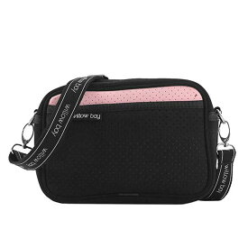 ウィローベイ Willow Bay ネオプレン 斜めがけバッグ 5000 ACTIVE CROSSBODY BAG アクティブ クロスボディバッグ 斜めがけショルダーバッグ PINK/BLACK ピンク＋ブラック