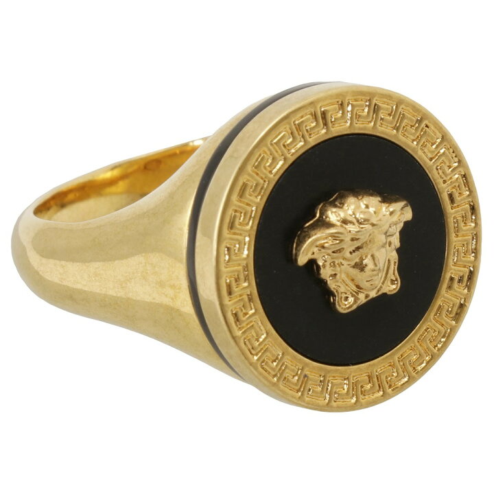 楽天市場】ヴェルサーチェ Versace レジン メドゥーサ リング グレカ 
