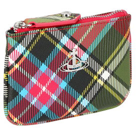 ヴィヴィアンウエストウッド Vivienne Westwood コインケース 小銭入れ マルチケース 51010007 DERBY BO PK O303 レディース タータンチェック柄マルチ