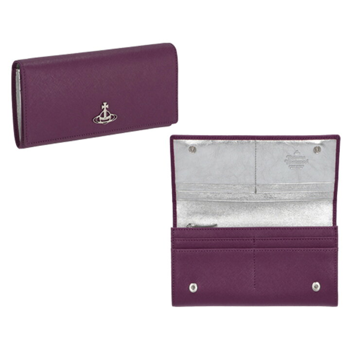 ヴィヴィアンウエストウッド Vivienne Westwood 財布 長財布 フラップ 