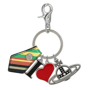BBAEGXgEbh Vivienne Westwood L[O L[z_[ 82030082U O102 SAFF PRINT I LOVE ORB KEYRING fB[X `FbN O[n}`J[