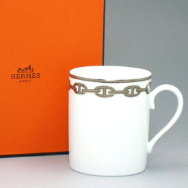 エルメス HERMES カップ 04134P Chaine Dancre Platine シェーヌ・ダンクル プラチナ （錨のチェーン/鎖柄） マグカップ