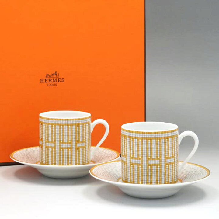 楽天市場】エルメス HERMES カップ&ソーサー 026017P Mosaique 