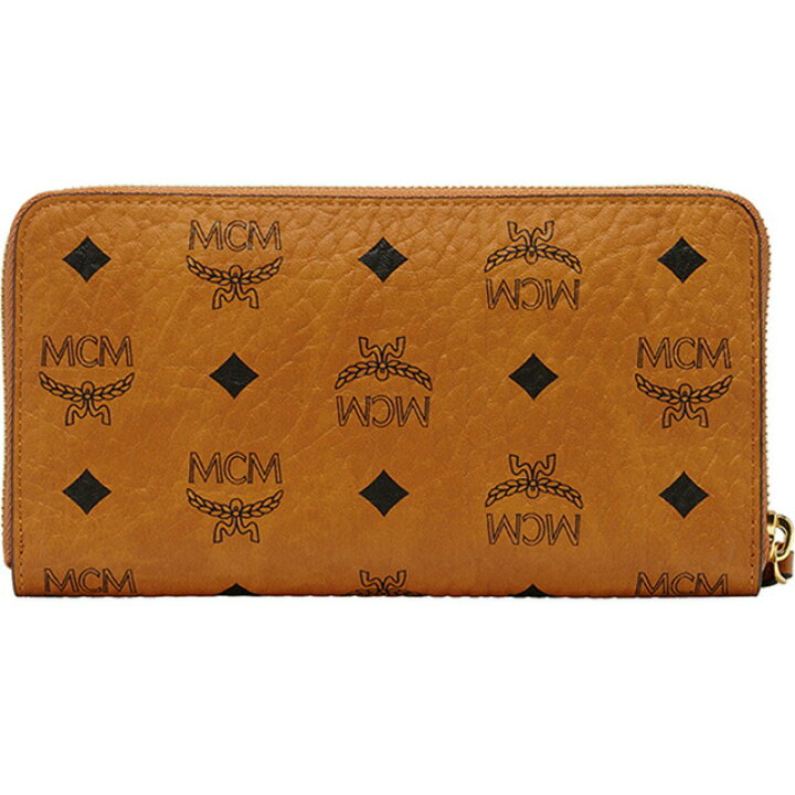 楽天市場】MCM エムシーエム 長財布 ラウンドファスナー コニャック  