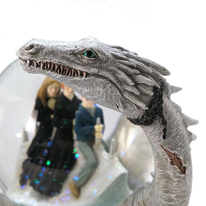 楽天市場 エネスコ Enesco ハリーポッター Harry Potter スノードーム ウクライナ アイアンベリー ドラゴン 竜 ハリー ポッターと死の秘宝 Part2 置物 インテリア オブジェ グレー系マルチカラー Salada Bowl おしゃれブランド通販