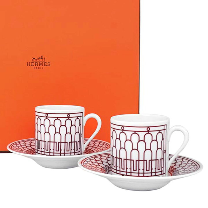 楽天市場】エルメス 食器 HERMES 041017P H DECO ROUGE COFFEE 
