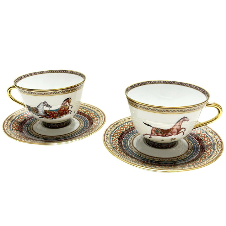 楽天市場】エルメス 食器 ペア HERMES 009883P CHEVAL DORIENT 