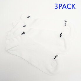 エンポリオアルマーニ EMPORIO ARMANI メンズ 靴下 ソックス 3足セット 3PACK 300008 5P234 00010 M WHITE ホワイト