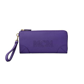 エムシーエム Mode Creation Munich(MCM) 財布 長財布 L字ファスナー MYLDATA04 UQ001 AREN ZIPPED WALLET LARGE アレン PASSION FLOWER パープル系