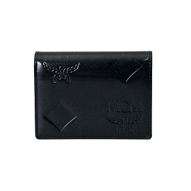 エムシーエム Mode Creation Munich(MCM) 財布 二つ折り財布 折りたたみ財布 MYSDATA02 BK001 AREN FLAP WALLET/TRI-FOLD MINI アレン BLACK ブラック