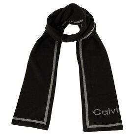 カルバンクライン Calvin Klein(CK) マフラー CK200041C 001 服飾雑貨 ブランドマフラー メンズ Black ブラック