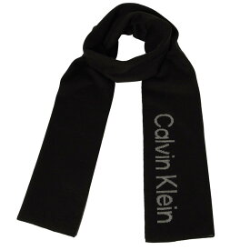 カルバンクライン Calvin Klein(CK) マフラー CK200091C 001 服飾雑貨 ブランドマフラー メンズ Black ブラック 黒