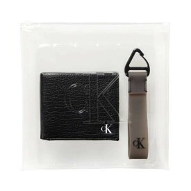 カルバンクライン Calvin Klein(CK) 二つ折り財布 キーホルダー セット K50K507241 BDS メンズ 財布 キーリング ブラック