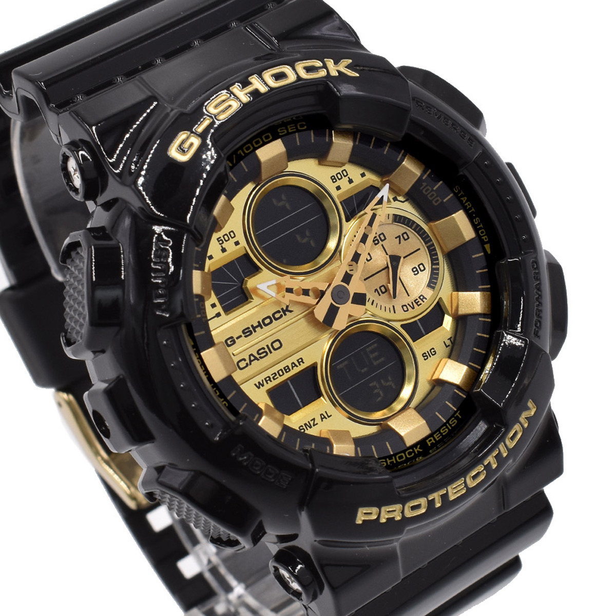 楽天市場】カシオ CASIO 腕時計 G-SHOCK Gショック GA-140GB-1A1