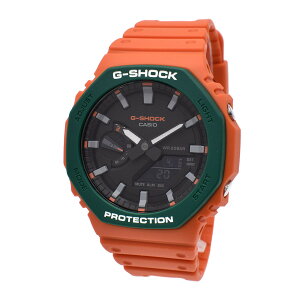 �J�V�I CASIO �r���v G-SHOCK G�V���b�N GA-2110SC-4A ANALOG-DIGITAL 2100 SERIES �A�i���O �f�W�^�� �A�i�f�W ���v �����Y �I�����W+�u���b�N �C�O���K�i